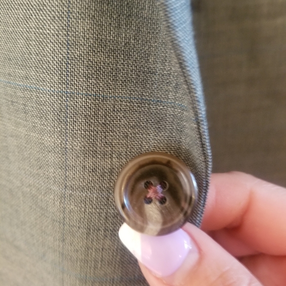 HICKEY FREEMAN​Milburn II Regular Fit Melange Wool Suit size 40R - Picture 3 of 10